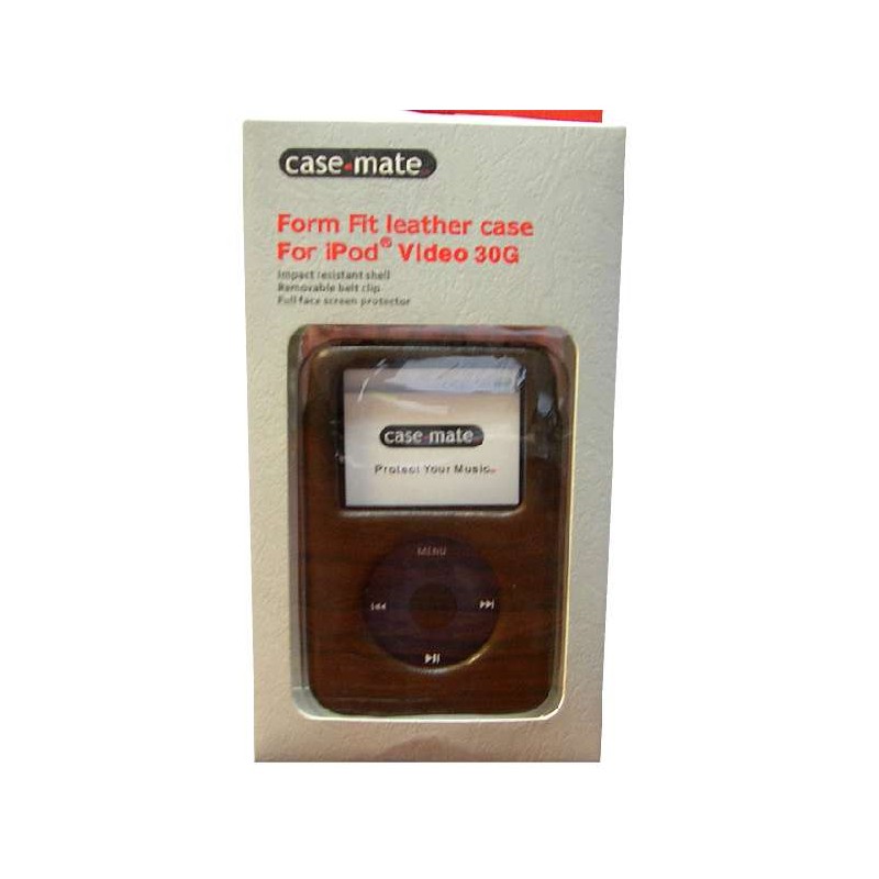 Funda de cuero ajustable para iPod 30G