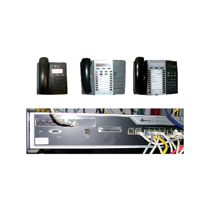 Centralita Mitel 3300 CXI con teléfonos